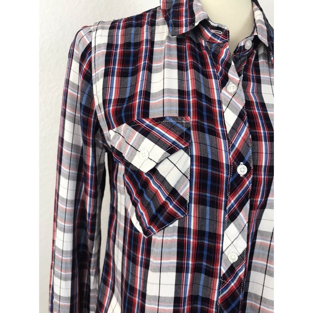 Rails Multicolor Plaid Button Down Top - image 2